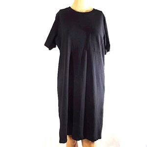 NEW Everlane T TEE Shirt Dress Women BLACK NWOT Small   MenWomenStyles